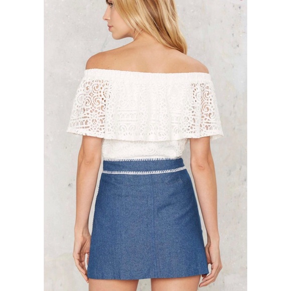 NastyGal Denim Skirt - Picture 3 of 5